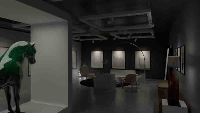 中天畫廊展廳裝修